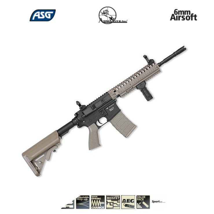 ASG ARMALITE M15 RANGER AEG AIRSOFT TÜFEK - DARK EARTH (ÇÖL RENGİ)