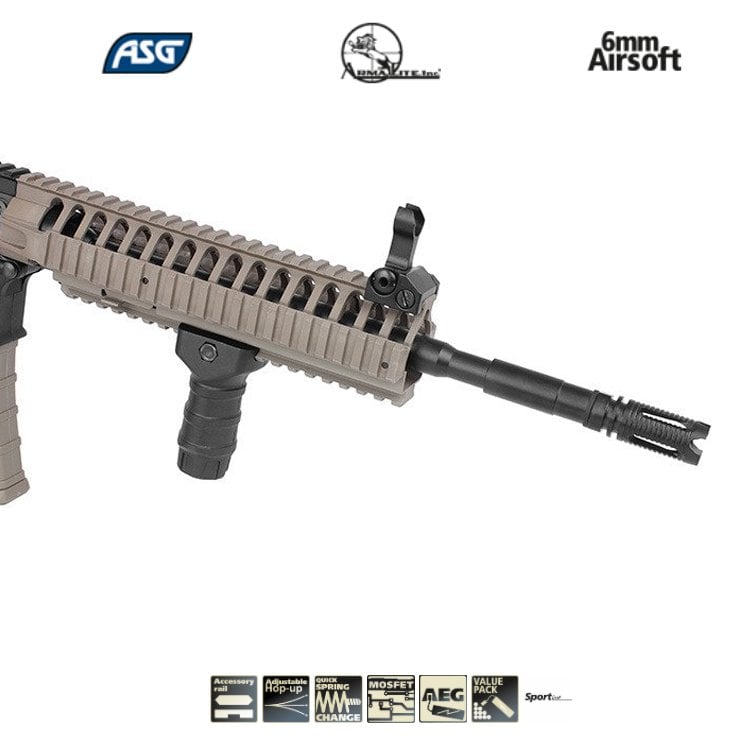 ASG ARMALITE M15 RANGER AEG AIRSOFT TÜFEK - DARK EARTH (ÇÖL RENGİ)