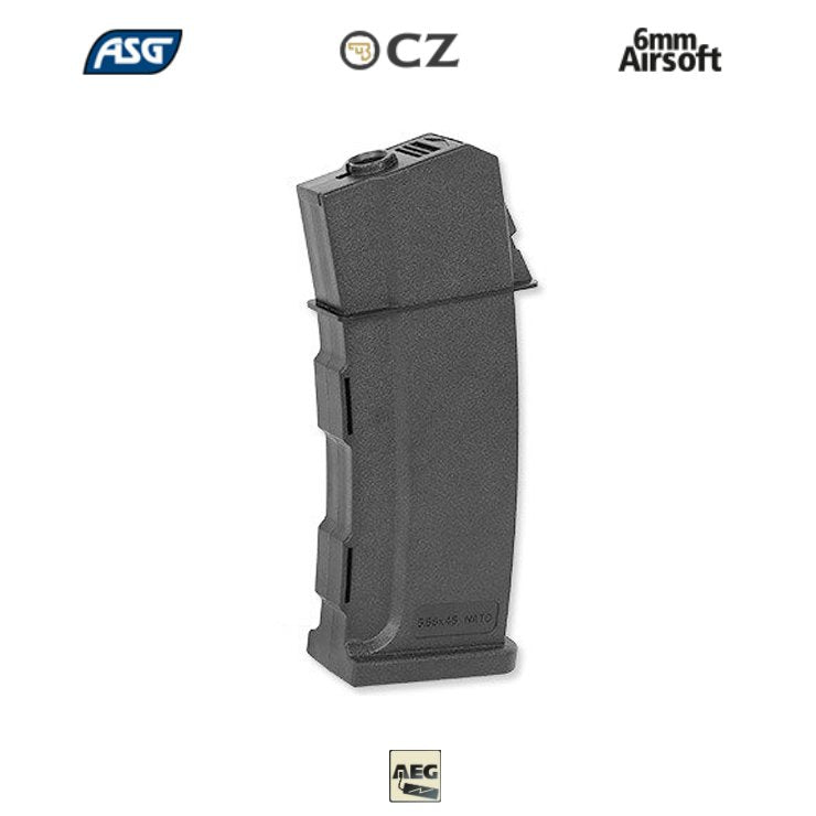 ASG CZ 805 BREN SERİSİ TÜFEKLER İÇİN 550BB AEG AIRSOFT ŞARJÖR - SİYAH