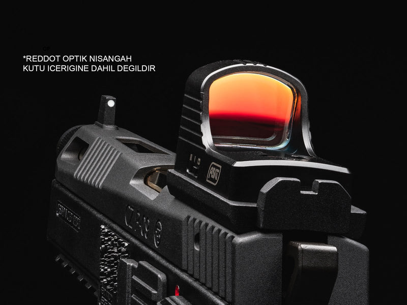 CZ P09 OPTIC AYAK VE CANTALI SİYAH BLOWBACK CO2 AIRSOFT TABANCA