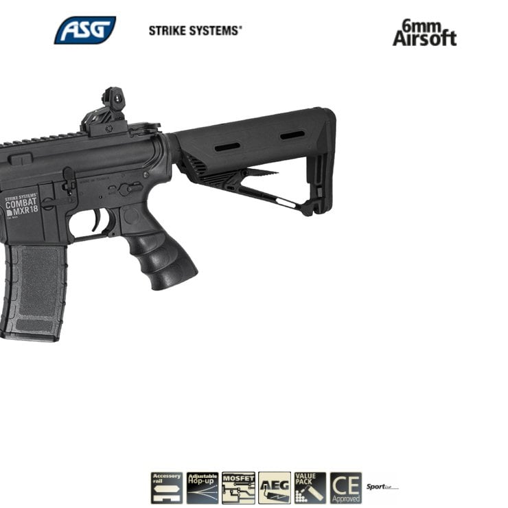 ASG STRIKE SYSTEMS Combat MXR18 AEG AIRSOFT TÜFEK
