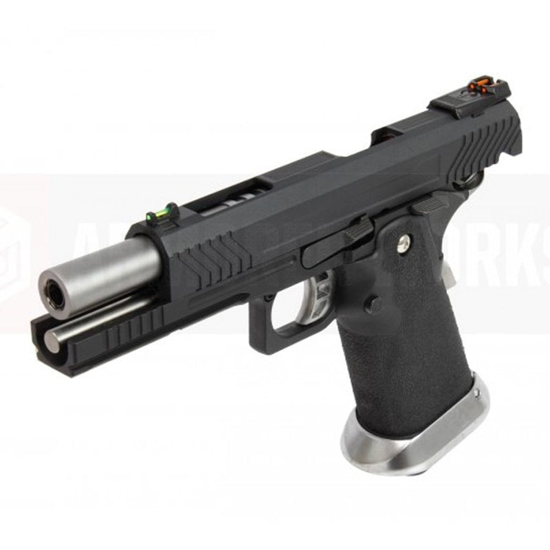 AW Hi-Capa Competition Grade - Full Metal, Siyah GBB Airsoft Tabanca