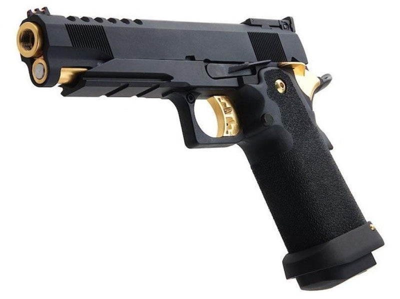 AW HX2701 5.1 Hi-Capa SLIDECUT GBB Airsoft Tabanca ( Black/Gold )