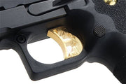 AW HX2711 4.3 Hi-Capa SLIDECUT COMPACT GBB Airsoft Tabanca ( Black/Gold )
