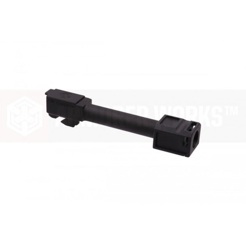 AW, WE Glock Kompensatör + Dış Namlu Kiti (COMPACT / MODEL 1 / SİYAH)