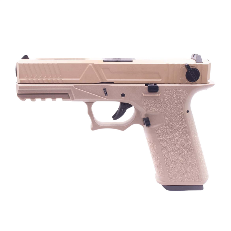 AW VX8301 Glock 18 Agency Full Auto Tan GBB Airsoft Tabanca