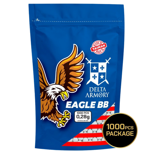 Delta Armory 0.28g AIRSOFT BB 1000Adet EAGLE Serisi (DA-BB-EGL-028-1000)
