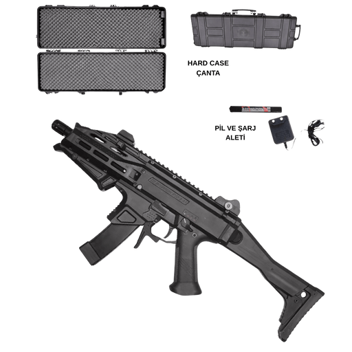 ASG CZ EVO ATEK ÖZEL SET AIRSOFT TÜFEK SİYAH