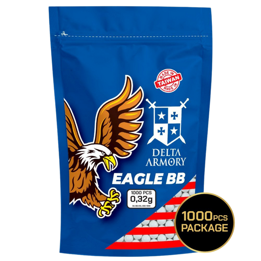 Delta Armory 0.32g AIRSOFT BB 1000Adet EAGLE Serisi (DA-BB-EGL-032-1000)