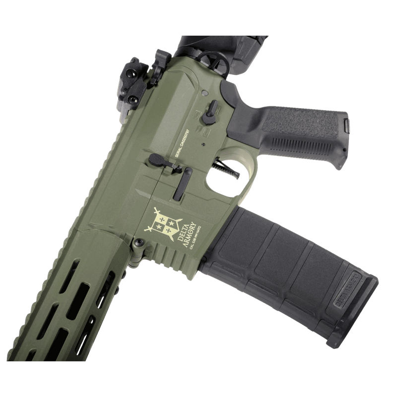 Delta Armory M4 AR15 M-LOK SilentOps 10'' Charlie HAKİ Airsoft Tüfek SET
