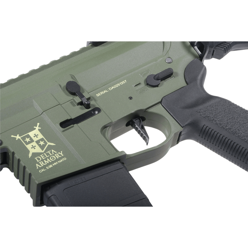 Delta Armory M4 AR15 M-LOK SilentOps 8'' Charlie HAKİ Airsoft Tüfek