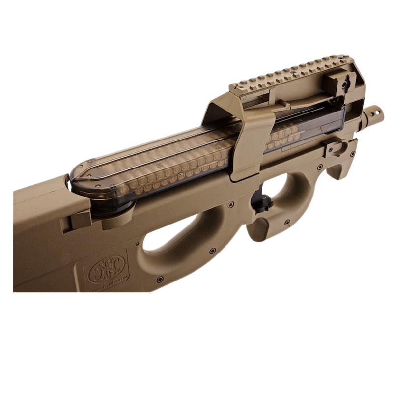 CYBERGUN FN P90® TAN Full Size Metal Gearbox Airsoft AEG Tüfek