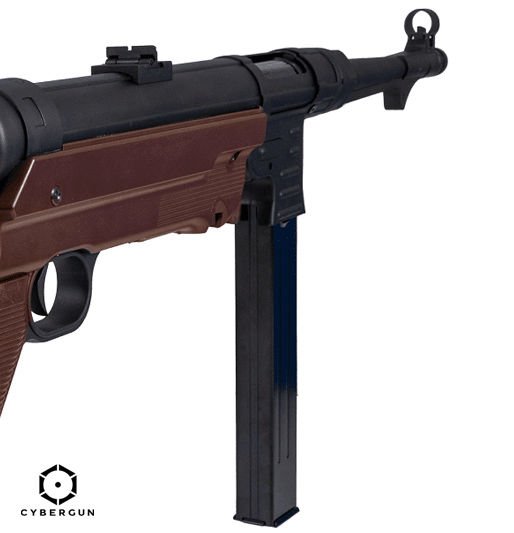 Schmeisser Lisanslı Ağaç MP40 Airsoft AEG Submachine Gun