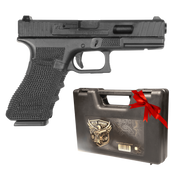 Delta Armory Airsoft G17 Tabanca P02 Siyah *ÇANTA HEDİYELİ DA-P02-BLK