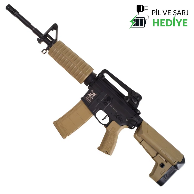 Delta Armory AR15 Classic Charlie PIL ŞARJ SET Airsoft Tüfek / Half Tan DA-C01-HT
