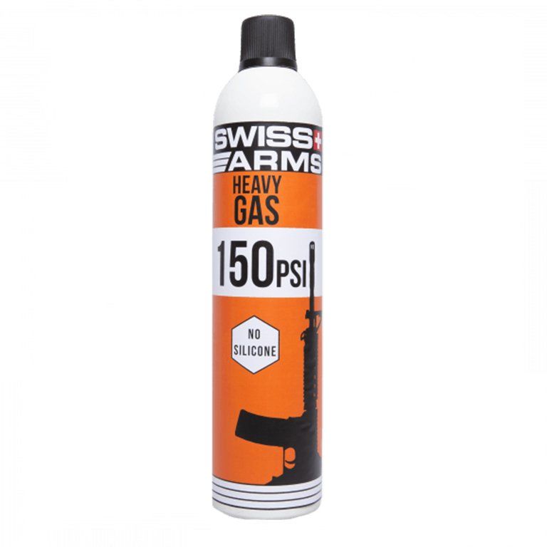 CYBERGUN Swiss Arms 150 PSI / 760 ml Havalı  Tab M4 Heavy Gaz - Turuncu Şişe