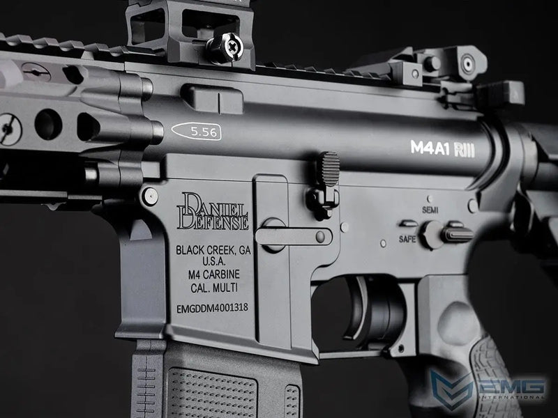EMG Daniel Defense DDM4A1 RIII SIYAH Airsoft AEG Tüfek, CYMA Platin QBS (101161)