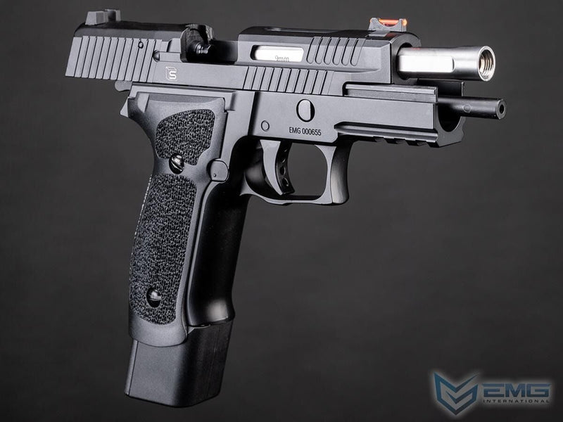 EMG Helios Salient Arms International Licensed SIG P226 CO2 Powered Gas Blowback Airsoft Tabanca Siyah