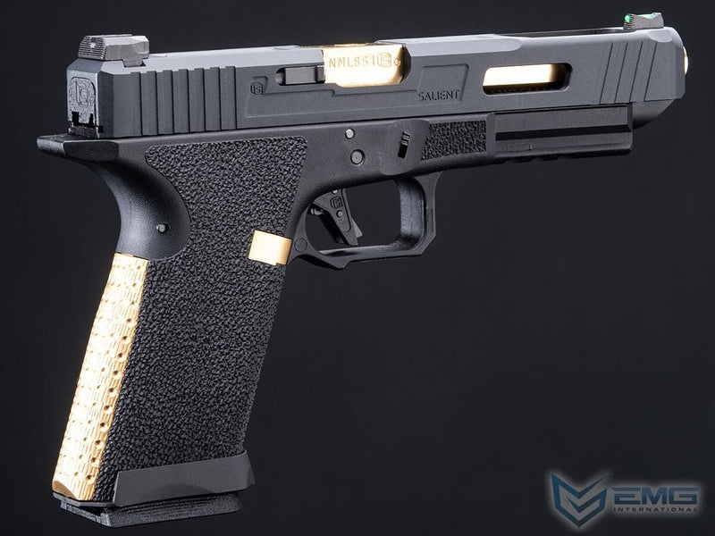 EMG Salient Arms International BLU GBB Airsoft Eğitim Tabancası (Siyah & Gold ) SA-TO0110