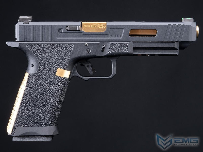 EMG Salient Arms International BLU GBB Airsoft Eğitim Tabancası (Siyah & Gold ) SA-TO0110