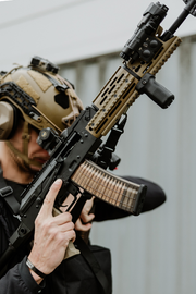 EMG Strike Industries AK-TRAX DESERT Airsoft Modern AK74 Eshooter ETU sistem