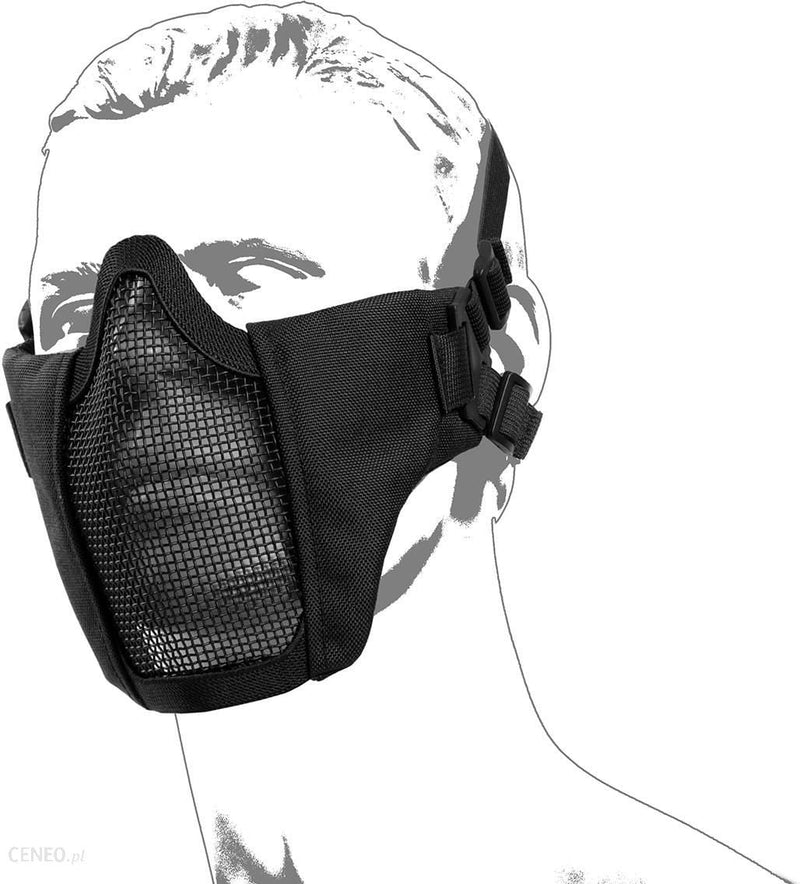 ASG Metal Mesh Mask  Koruma Maskesi - Siyah 19079