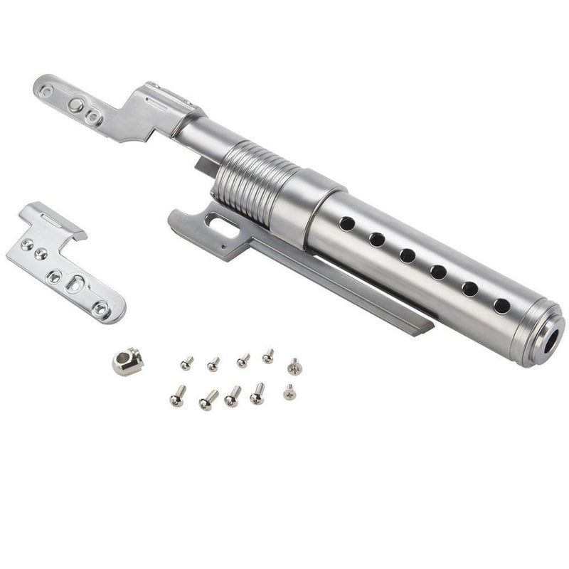 AW Custom 6'' Luger P08 BULL BARREL Gas Blowback Airsoft Tabanca - Gümüş - Siyah