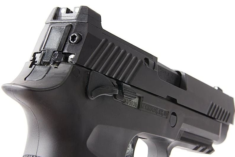 SIG Sauer ProForce P320 M17 GBB Airsoft Tabanca (Green Gas / Siyah)