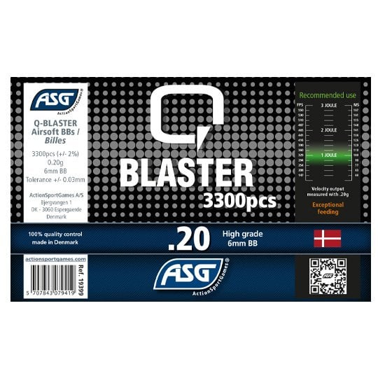 ASG Q-Blaster 0.20g Airsoft BB Mermi 3300BB 19399