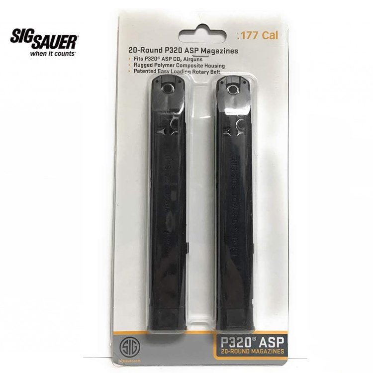 SIG Sauer P320 4.5mm HAVALI TABANCA Şarjörü 20Pellet