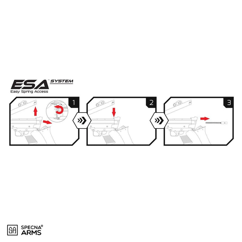 SPECNA ARMS SA249 MK2 CORE™ MAKİNELİ AEG AIRSOFT TÜFEK SPE-01-028611