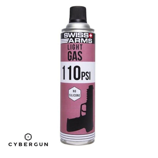 Cybergun Swiss Arms Silikonsuz 110PSI / 760 ml Airsoft Light Gaz - Pembe Şişe