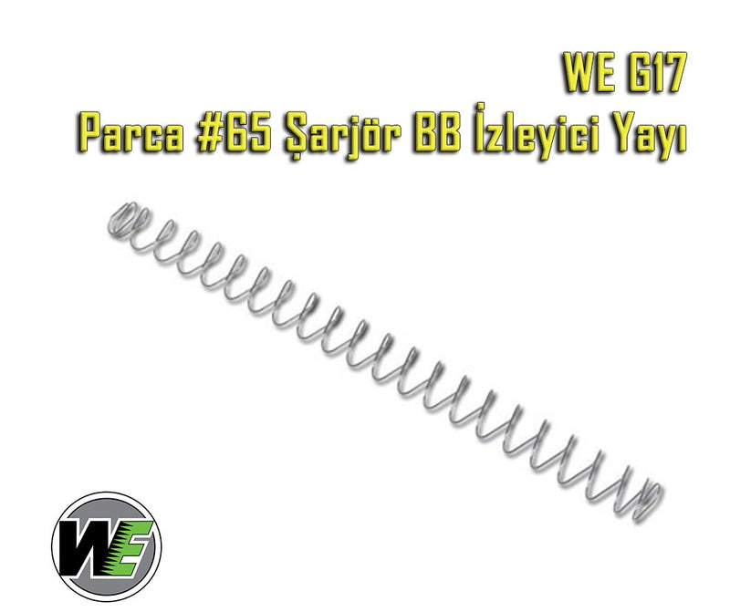 WE G17 - G19  Şarjör BB İtici Yayı Parça No #65
